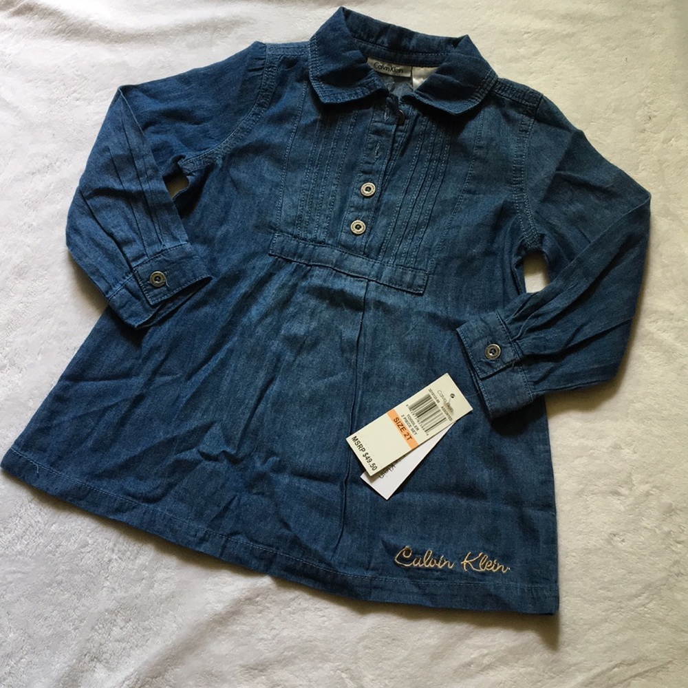 Calvin Klein NWT Demin Dress